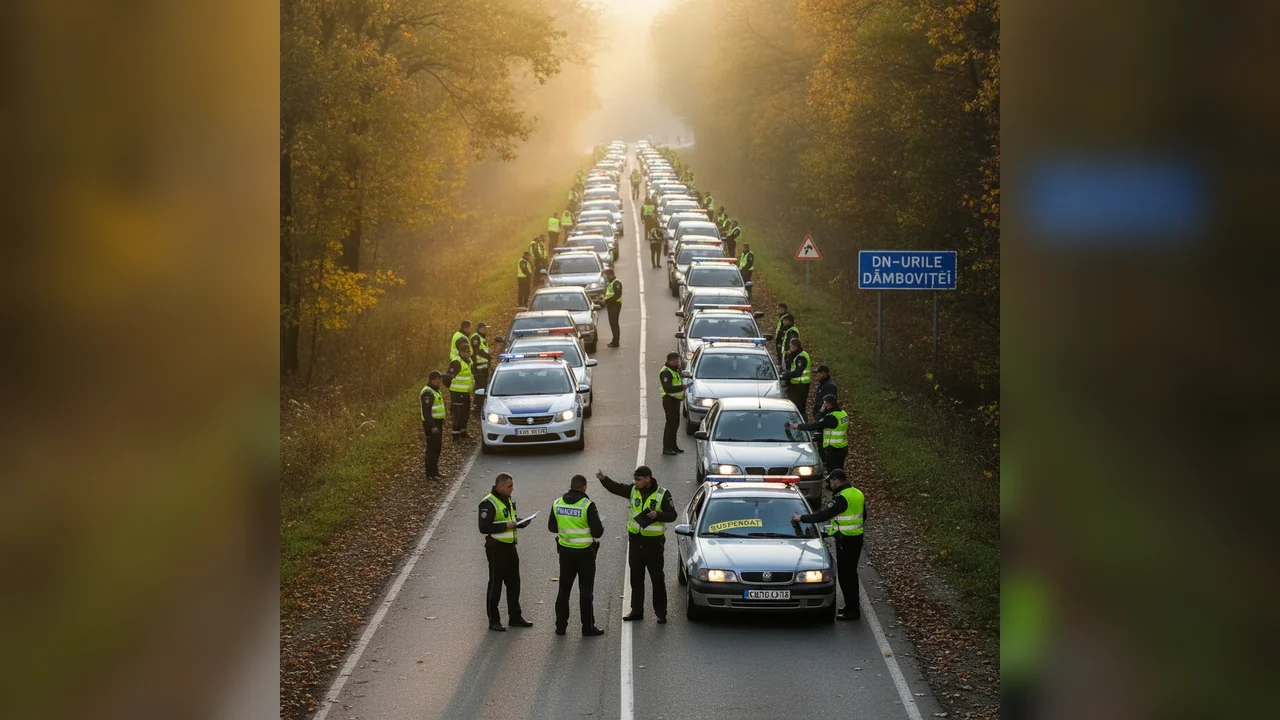 212 amenzi și 56 de permise reținute în doar 5 ore