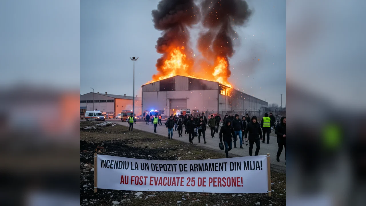 25 de persoane evacuate urgent!