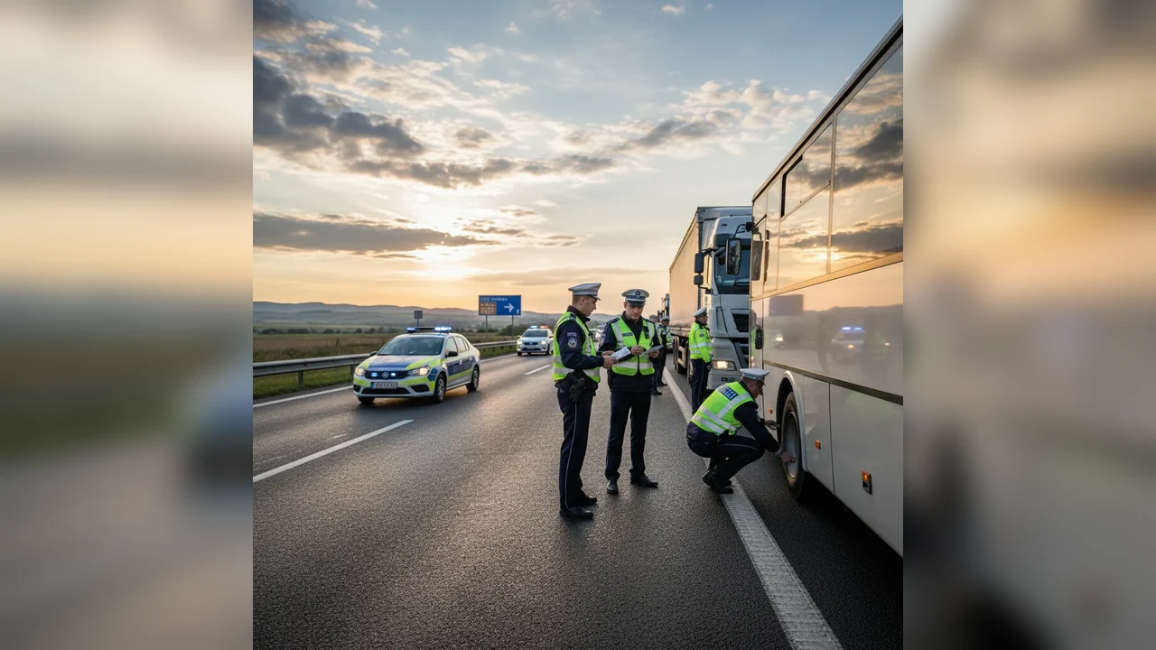 Acțiune rutieră „TRUCK & BUS” la Târgoviște și în județul Dâmbovița, 9–15 februarie 2026