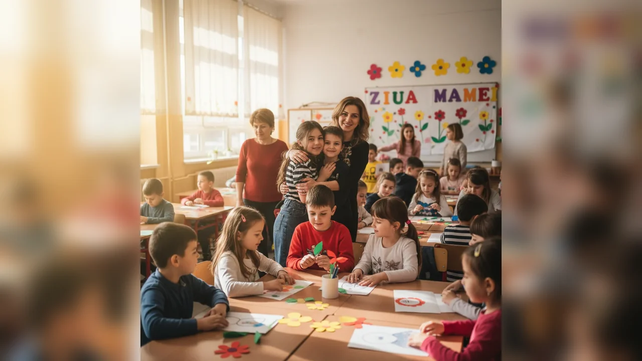 Activitate dedicată Zilei Mamei organizată la Școala „Coresi” din Târgoviște