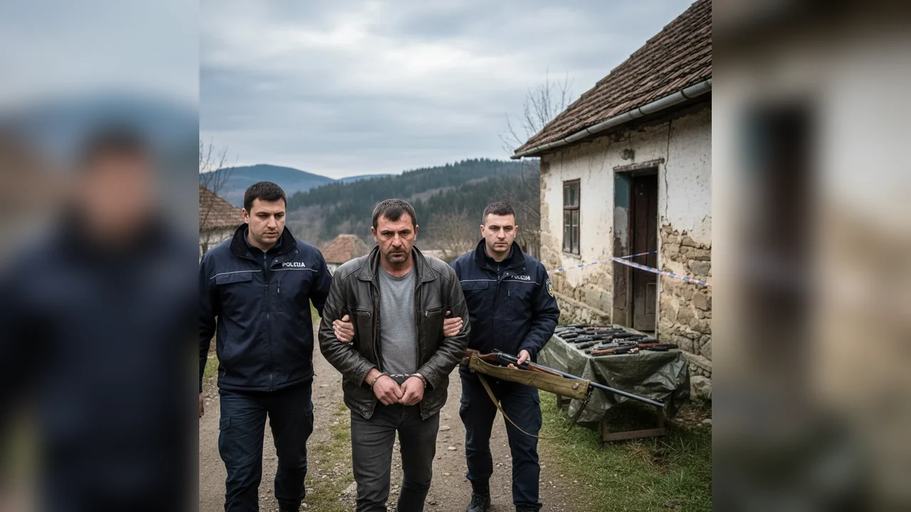 Bărbat din Dâmbovița, reținut la Târgoviște într-un dosar de contrabandă cu arme