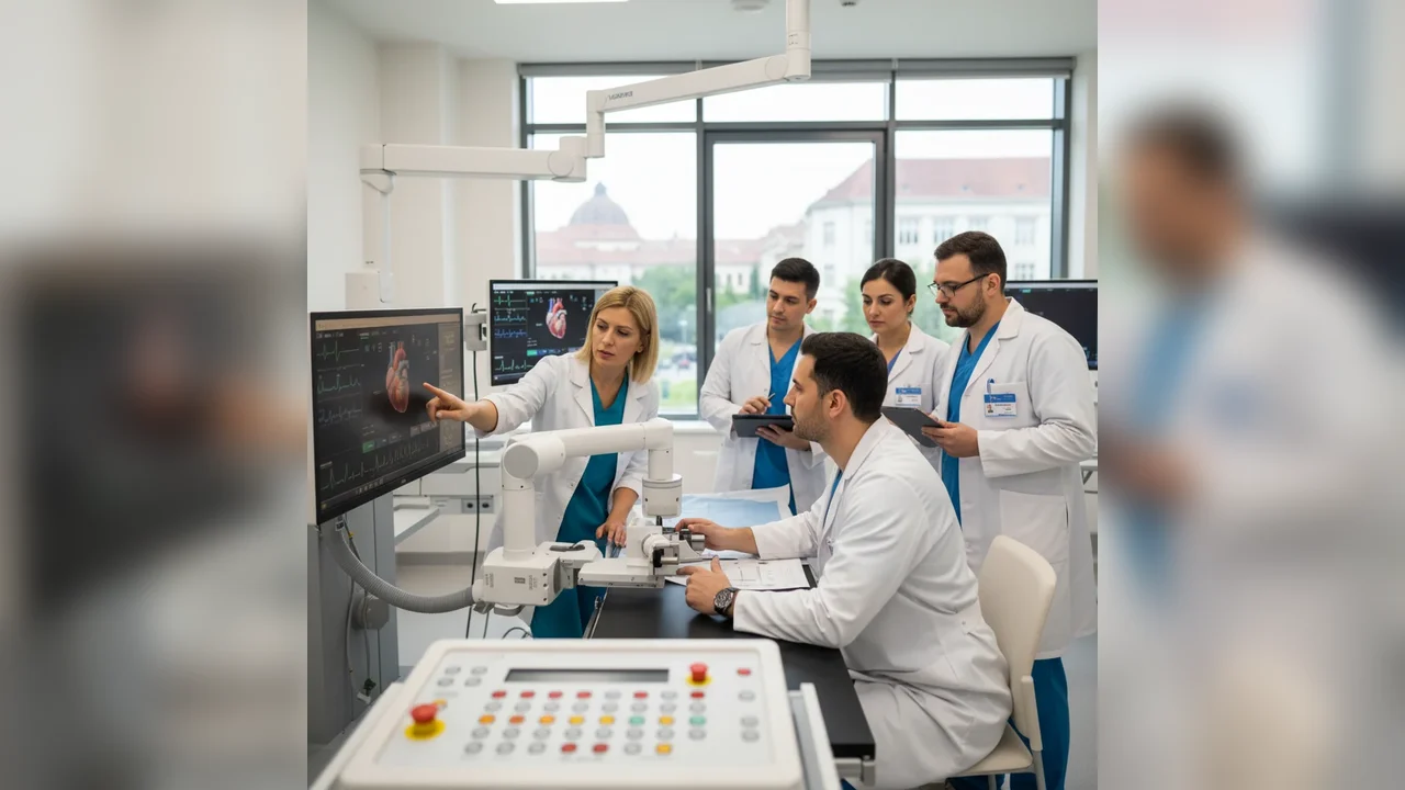 Cardiologii din Târgoviște se specializează constant în tehnologii moderne pentru salvarea vieților