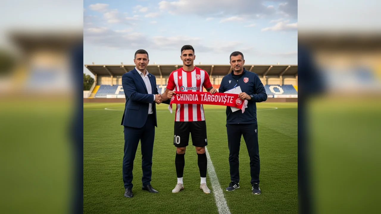 Chindia Târgoviște anunță un transfer definitiv: mijlocaș de 20 de ani venit de la Petrolul Ploiești