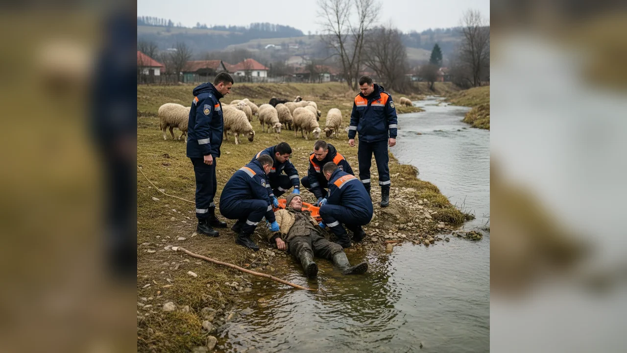 Cioban găsit fără viață în râul Cricovul Dulce, lângă Târgoviște