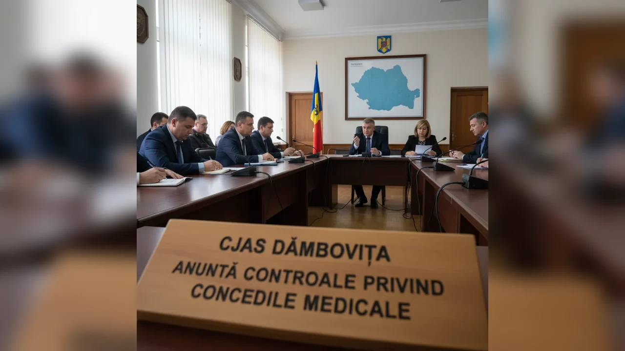 CJAS Dâmbovița anunță verificări ale concediilor medicale în Târgoviște și în județ