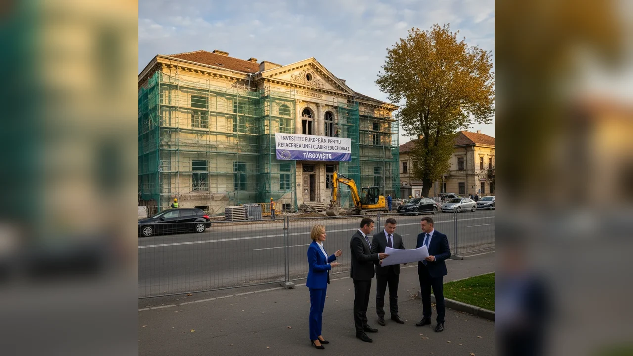 Clădire educațională abandonată din Târgoviște va fi reabilitată cu fonduri europene
