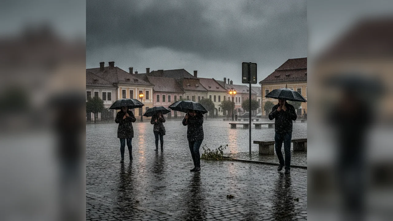 Cod Portocaliu de ploi și vijelii azi
