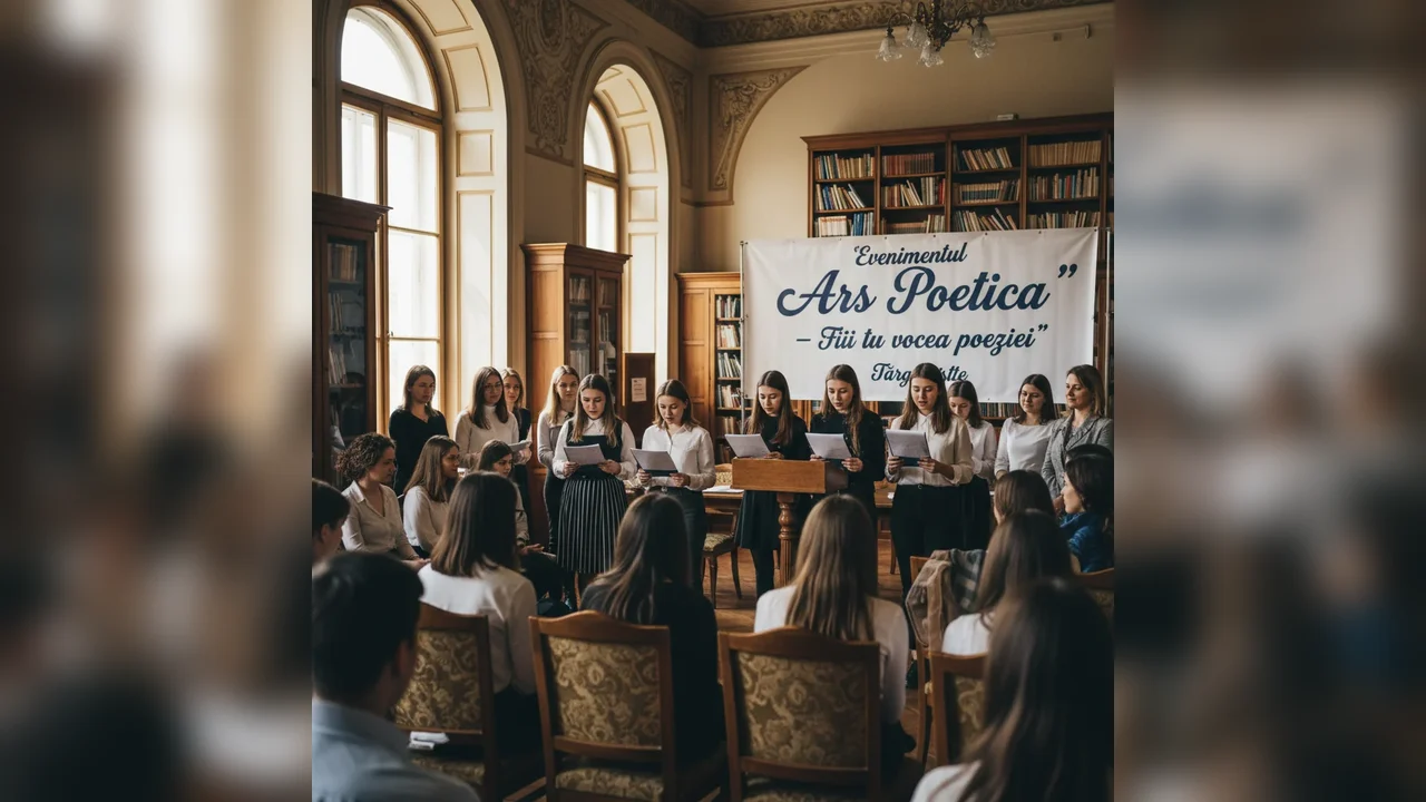 Concursul „Ars Poetica – Fii tu vocea poeziei” aduce tinerii aproape de literatură la Târgoviște