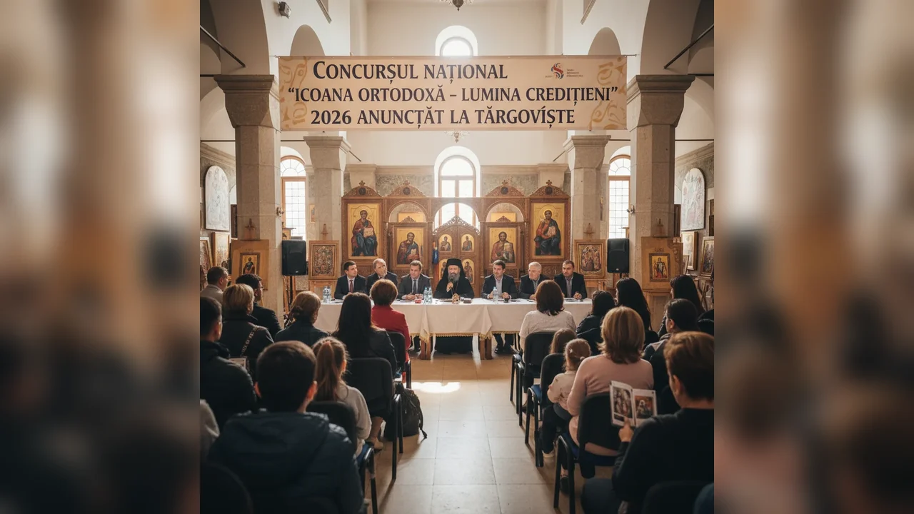 Concursul național „Icoana Ortodoxă – Lumina Credinței” 2026, ediția a XV-a, anunțat la Târgoviște
