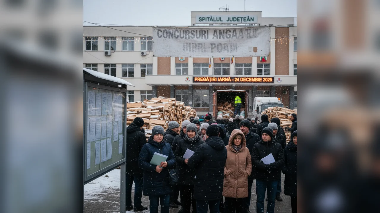 Concursuri la Spitalul Județean și pregătiri pentru iarnă în Târgovişte — 24 decembrie 2025