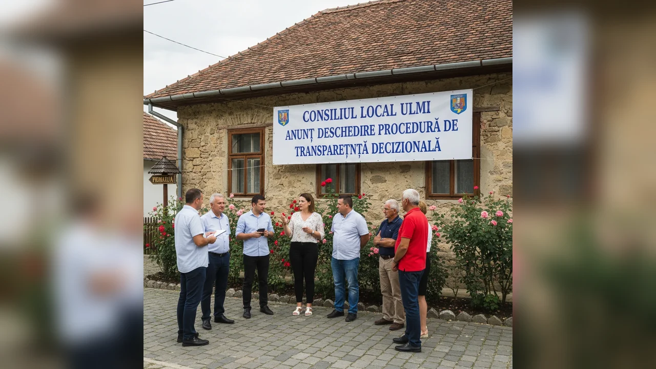 Consiliul Local Ulmi anunță deschiderea procedurii de transparență decizională