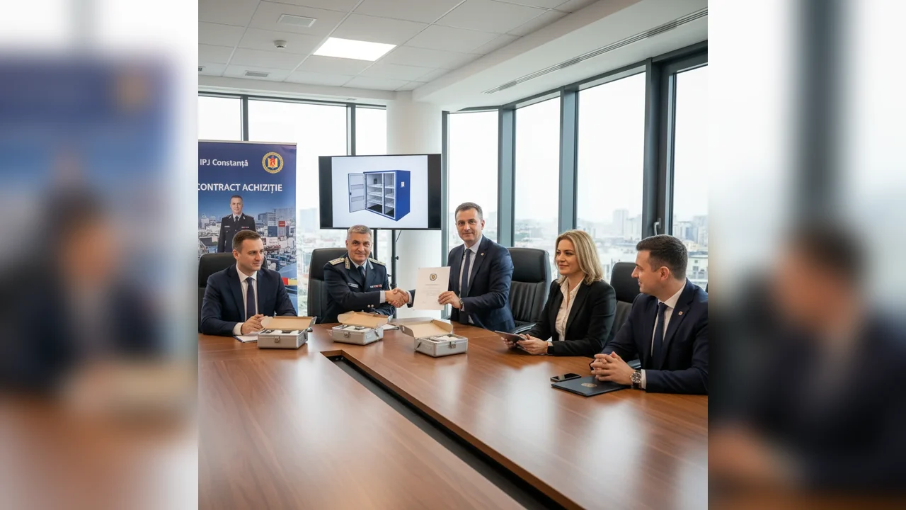 Contract pentru cutii de păstrare a armamentului, atribuit de IPJ Constanța unei firme din Târgoviște