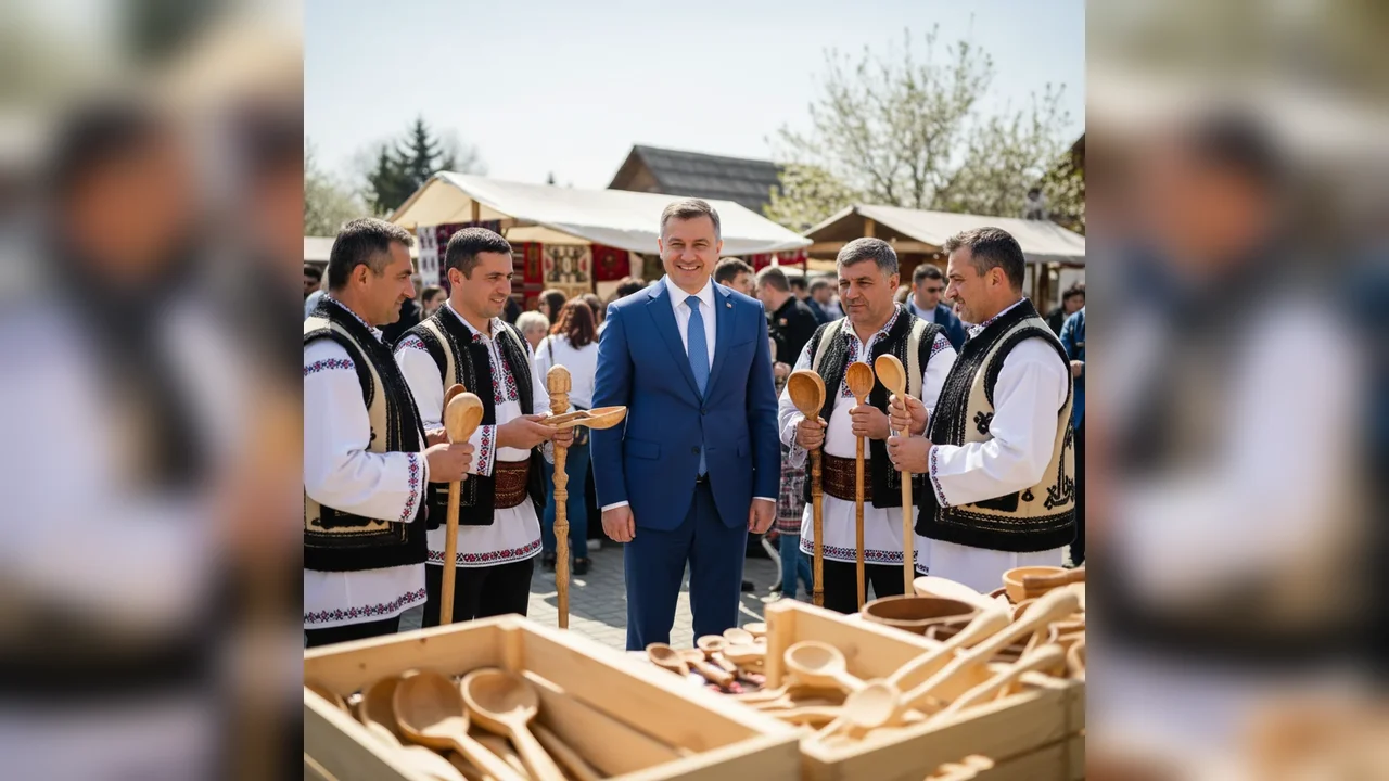 Corneliu Ștefan participă activ la Târgul de Sfântul Gheorghe