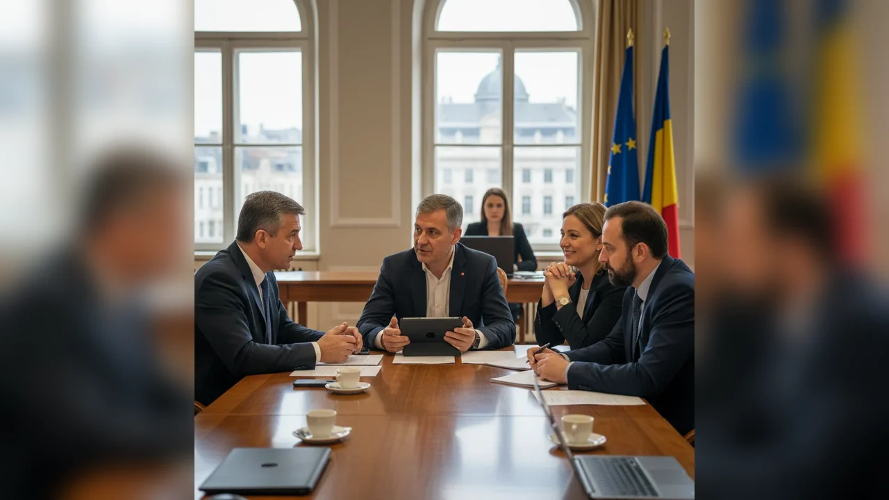 Corneliu Ștefan, președintele CJD, în discuții strategice la Bruxelles pentru noi oportunități în Dâmbovița