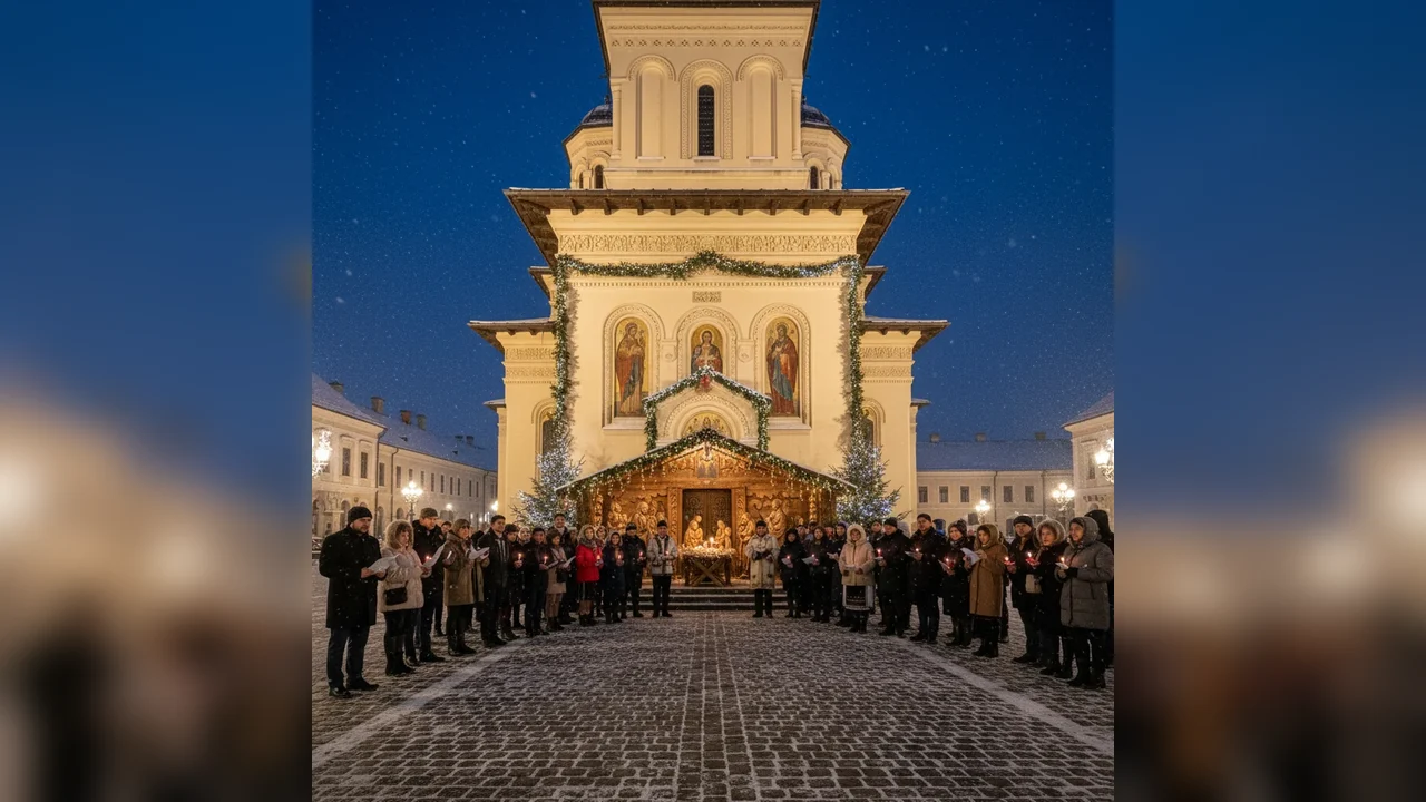Credincioșii din Târgoviște au sărbătorit Nașterea Domnului la Catedrala din vechea Cetate de Scaun