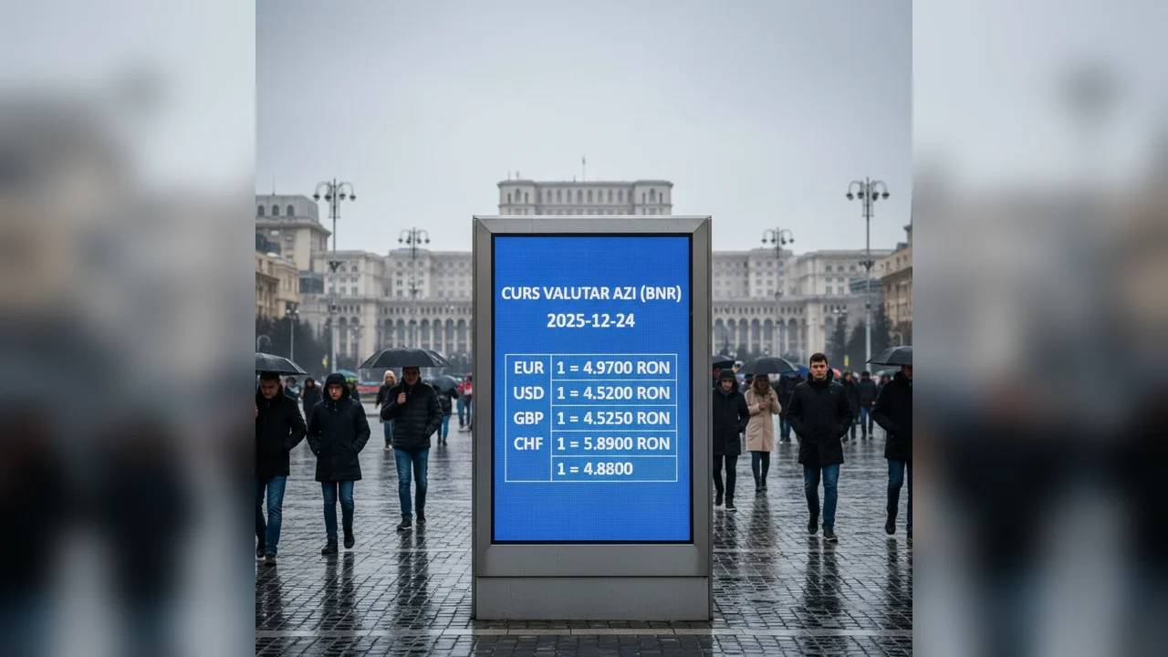 Curs valutar azi (BNR) – 2025-12-24
