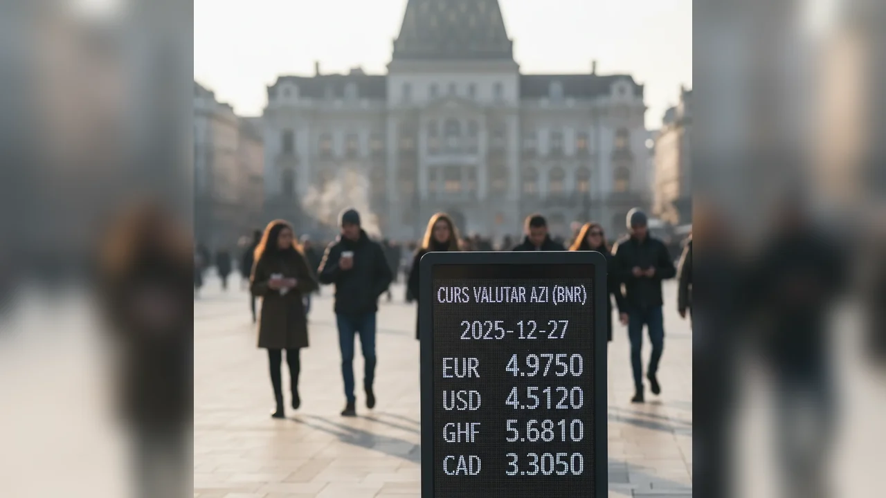 Curs valutar azi (BNR) – 2025-12-27