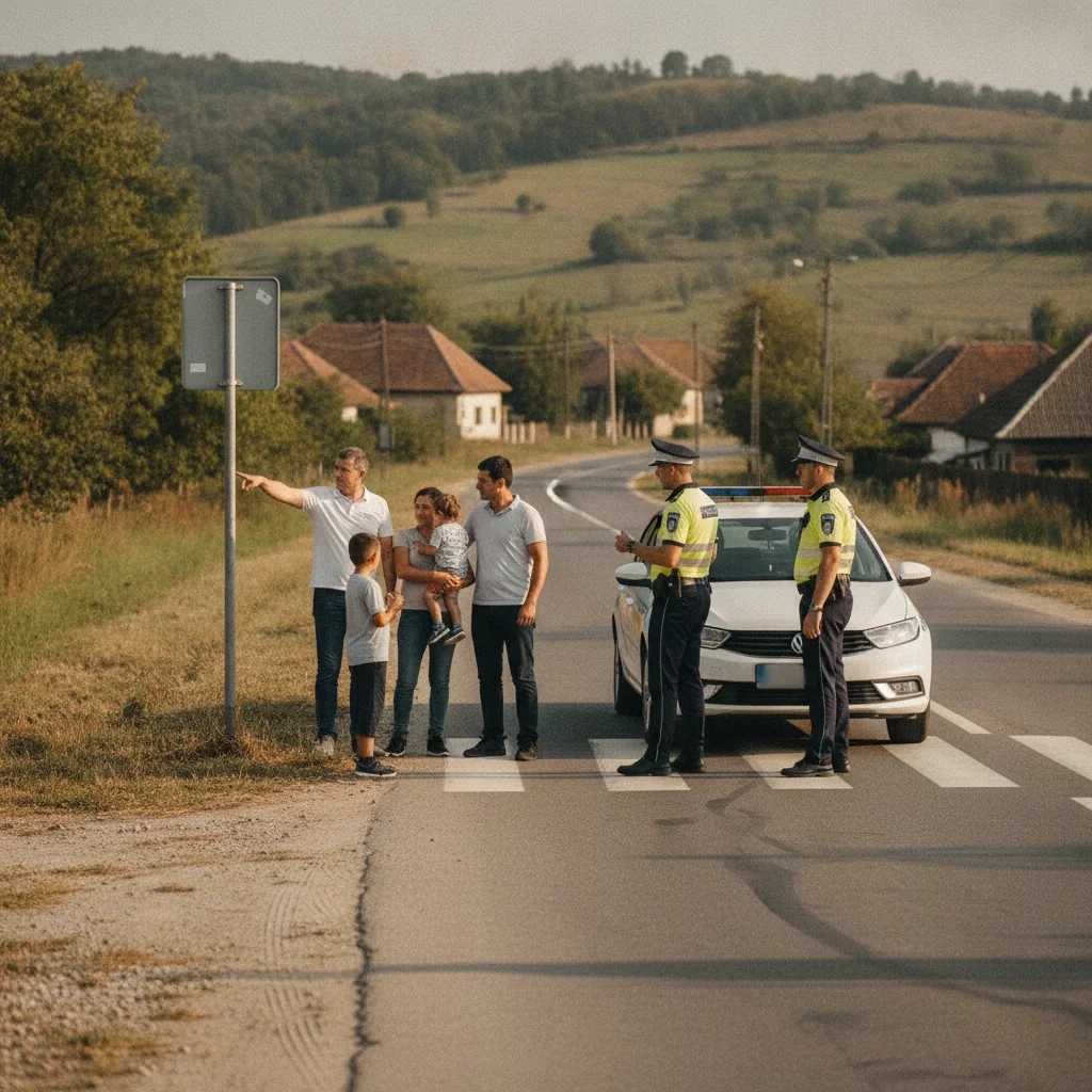 Dâmbovița: acțiuni preventive în zonele cu risc rutier ridicat
