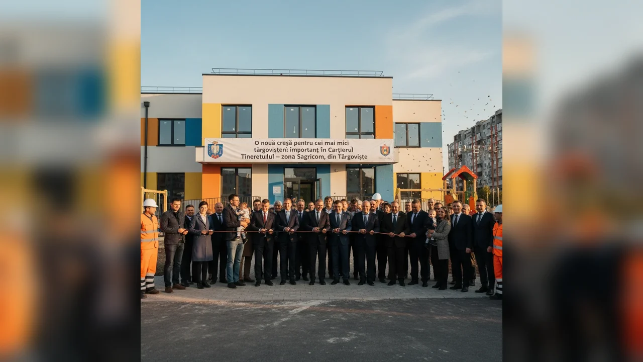 deschidere creșă modernă pentru copiii din zonă Sagricom