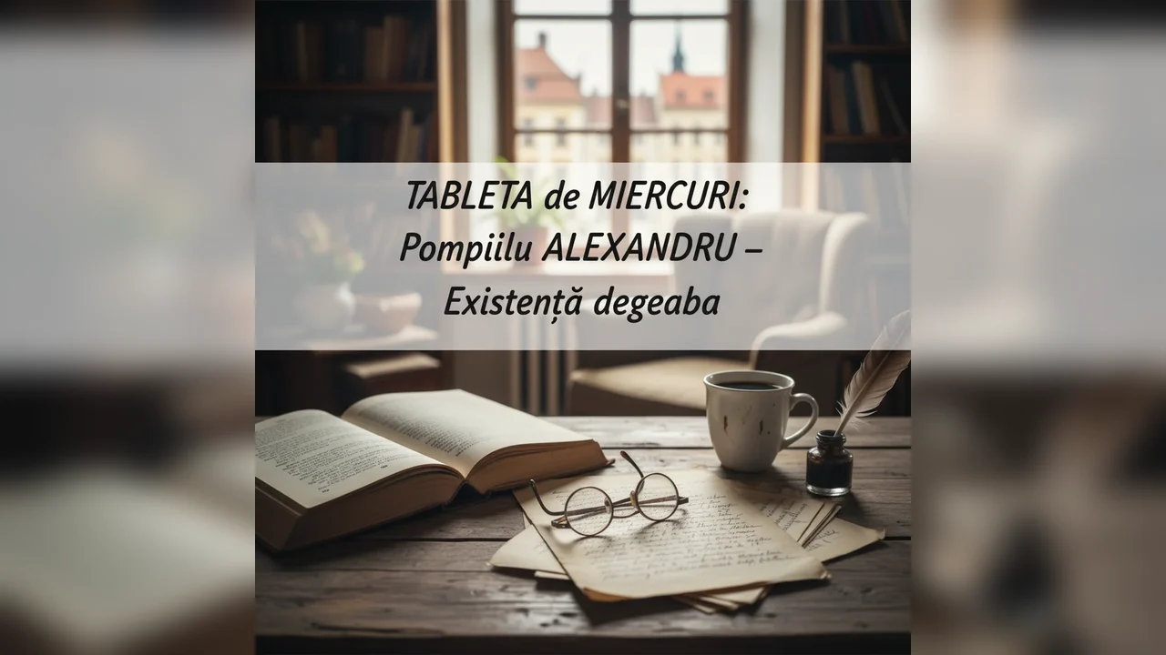 Există degeaba? Pompiliu Alexandru analizează problemele vieții