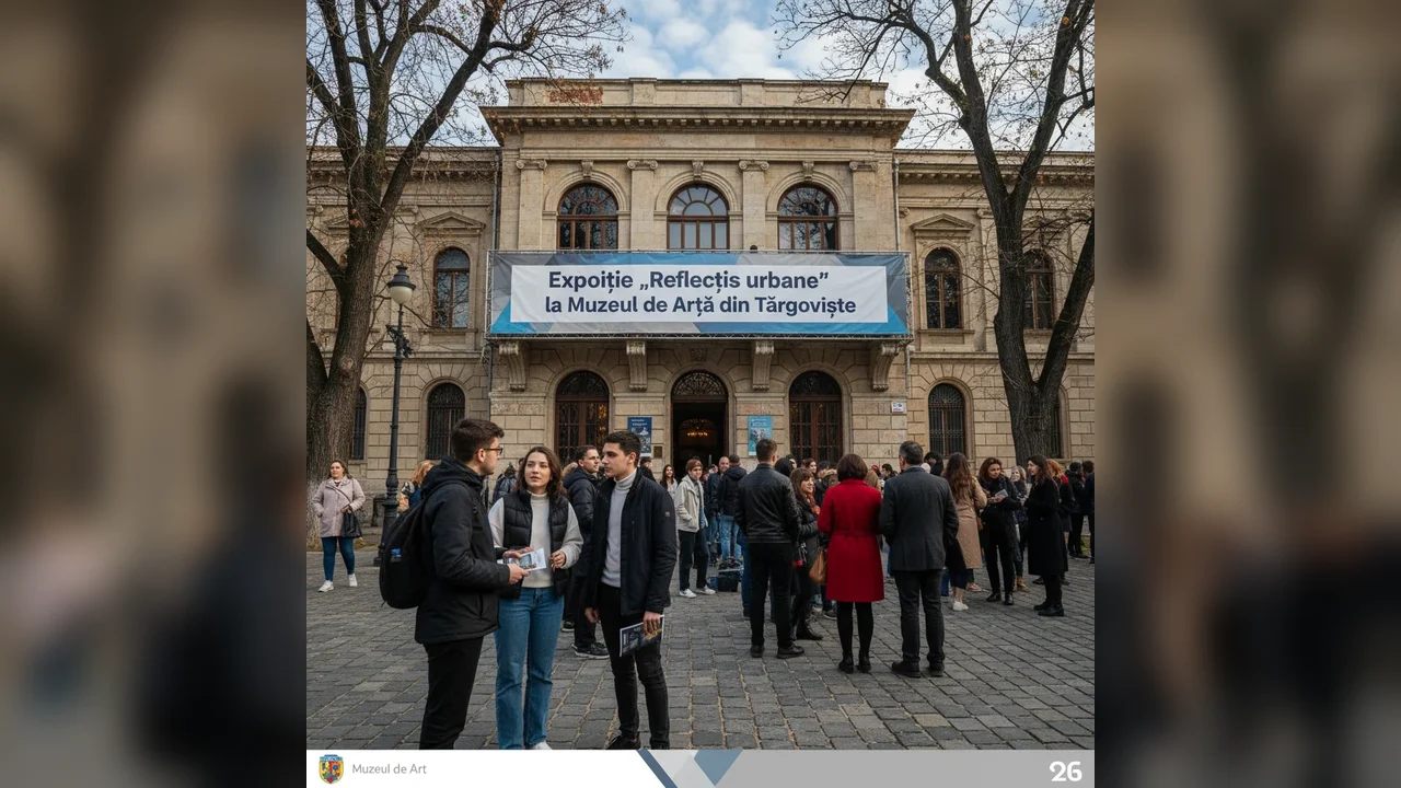 Expoziția „Reflecții urbane” deschisă la Muzeul de Artă din Târgoviște