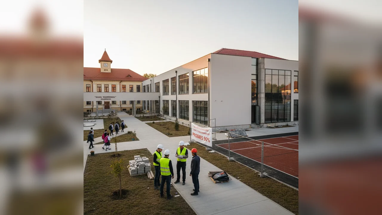 Extinderea Școlii Gimnaziale „Tudor Vladimirescu” din Târgoviște, aproape de finalizare