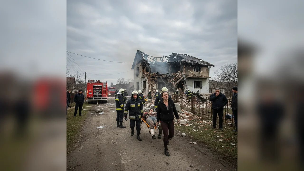 Femeie rănită cu arsuri severe