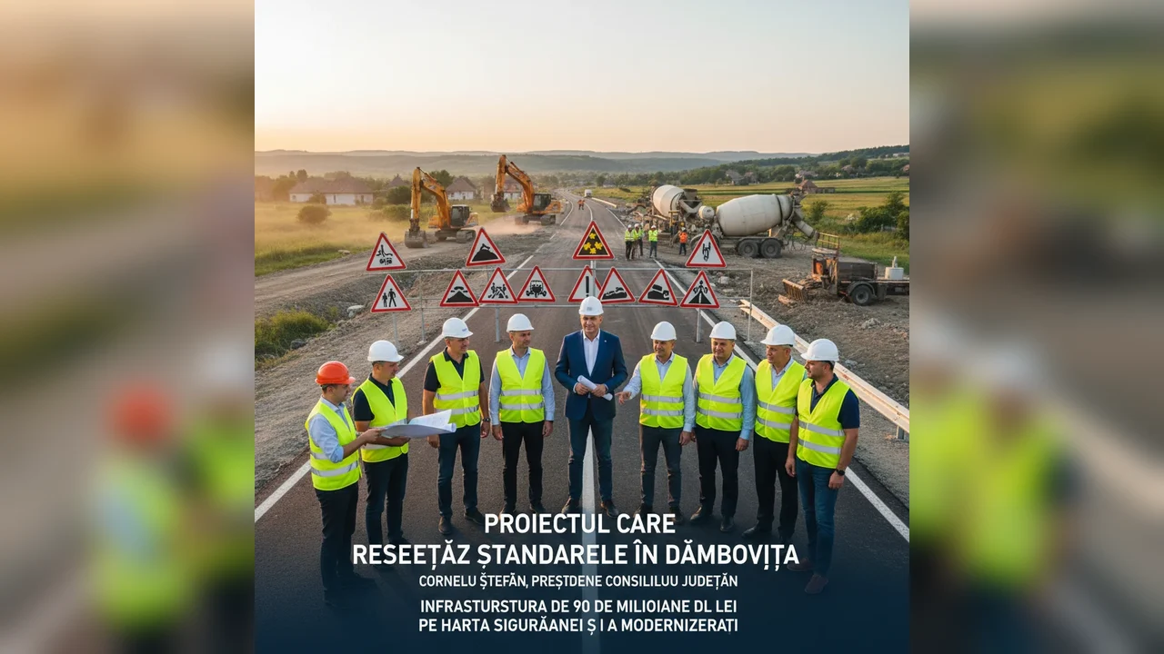 Infrastructura de 90 milioane lei va moderniza Dâmbovița
