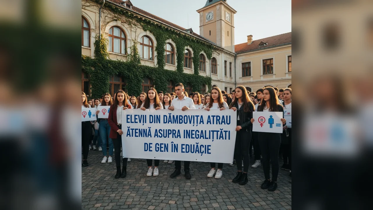 Inițiativă a elevilor din Târgoviște privind inegalitatea de gen în educație