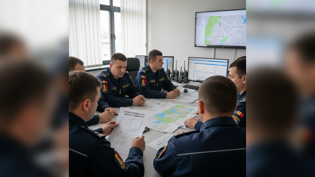 Intervențiile ISU „Basarab I” Dâmbovița într-o săptămână: bilanț prezentat la Târgoviște