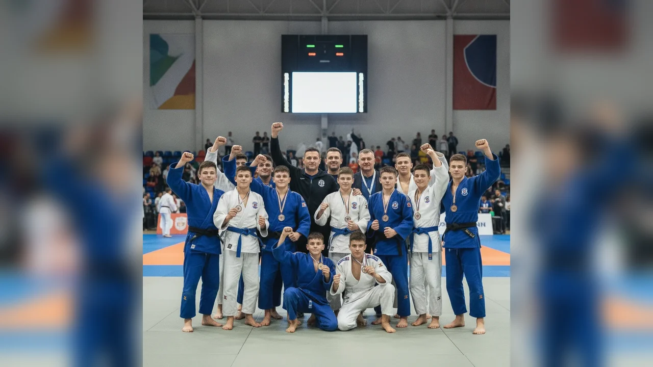Judocanii CS Târgoviște au cucerit 6 medalii, inclusiv aur, la Cupa Temerarul Sibiu