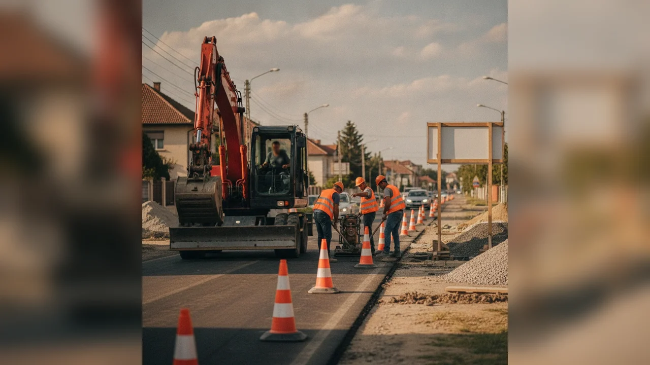 Lucrări rutiere în Dâmbovița: restricții și modernizări până pe 27 septembrie