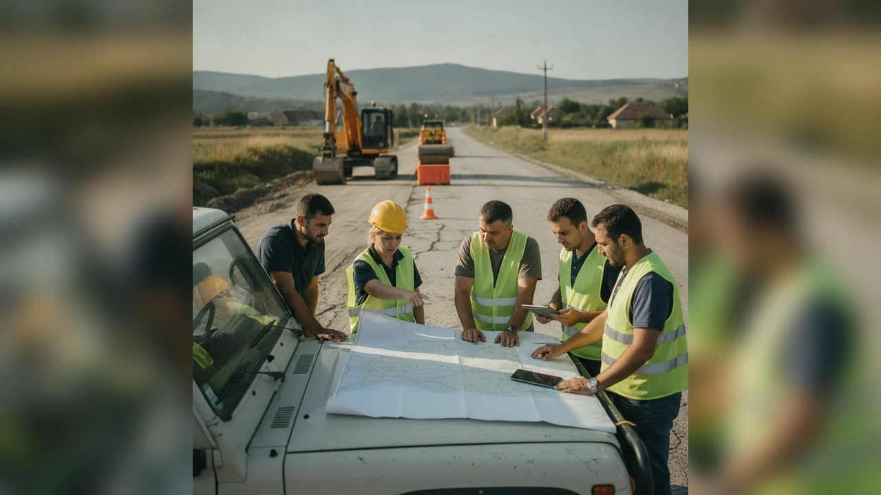Lucrări rutiere în Dâmbovița: Restricții și șantiere (29 iunie – 5 iulie)