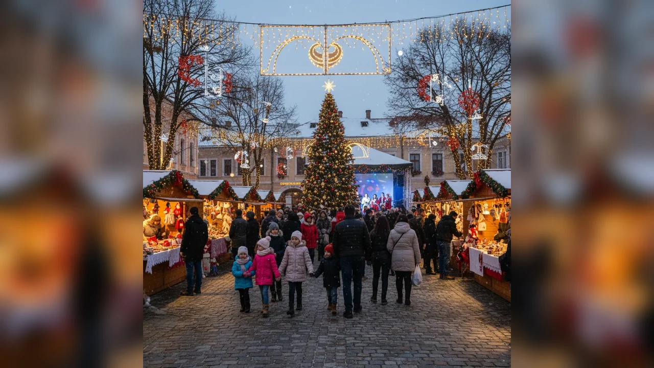 Magia Crăciunului vine la Aninoasa pe 5 decembrie cu aprinderea iluminatului festiv și Târg caritabil de Crăciun