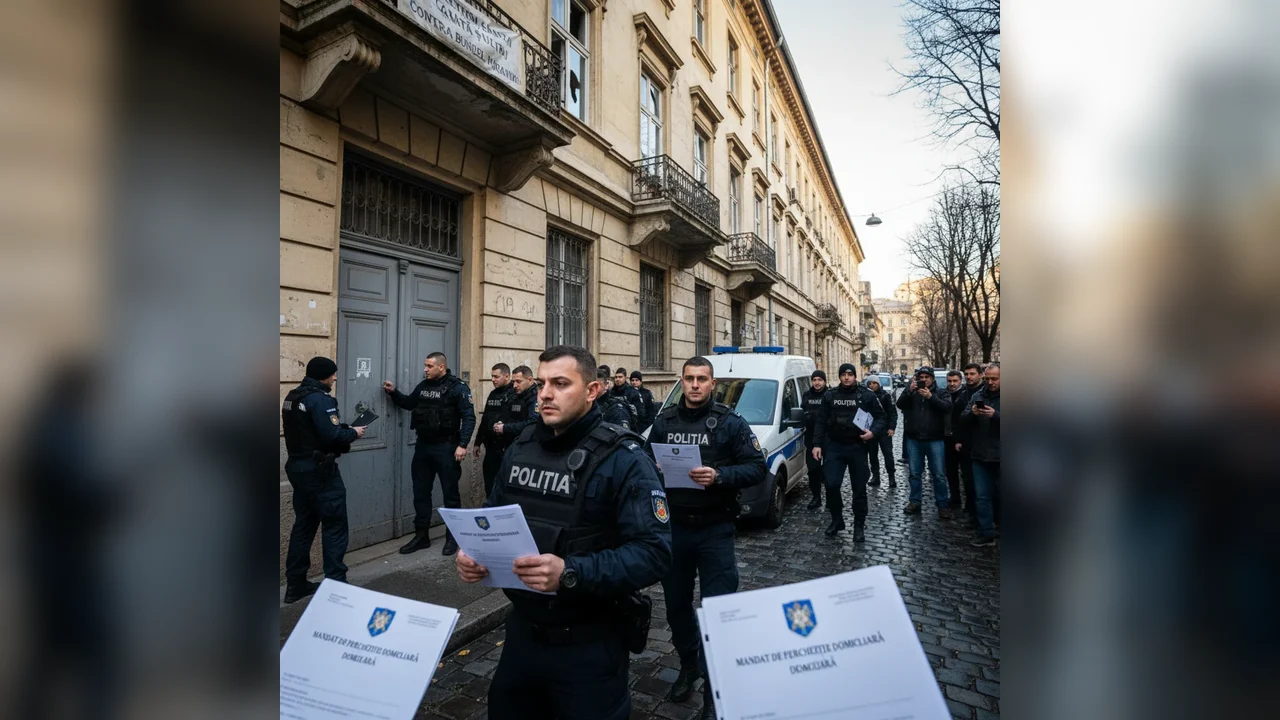 Mandate de percheziție în Târgoviște pentru proxenetism și șantaj