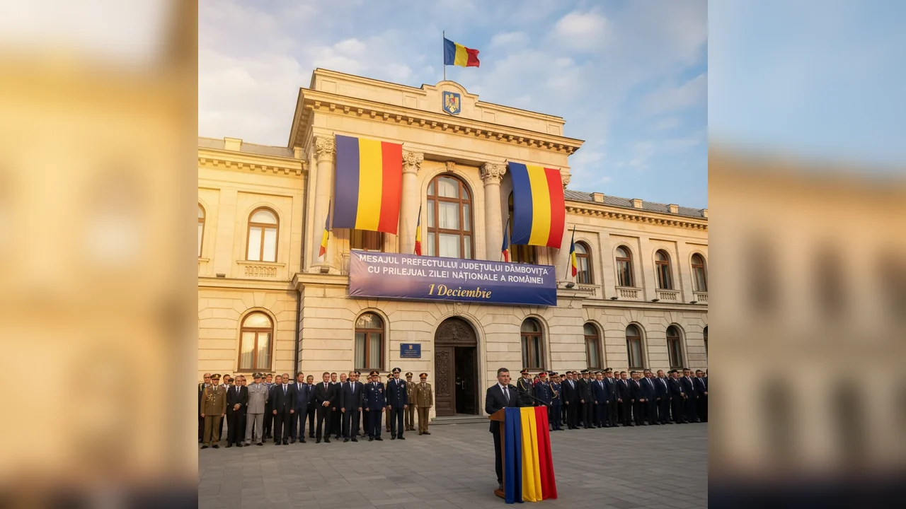 Mesajul Prefectului Județului Dâmbovița de Ziua Națională a României