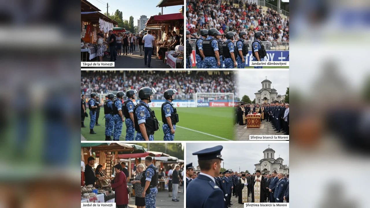 Misiuni de ordine publică la final de săptămână în Târgoviște și județul Dâmbovița