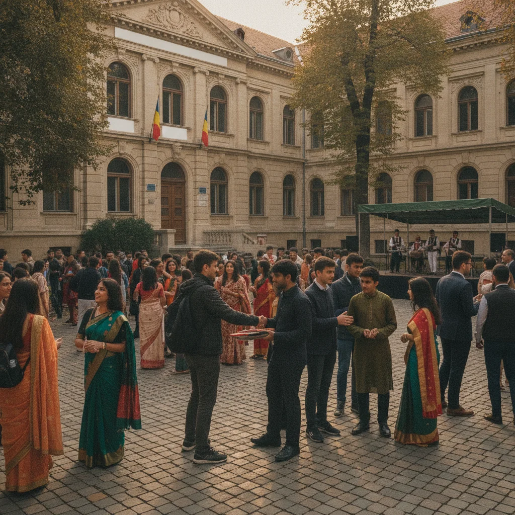 Poduri de prietenie între Târgoviște și New Delhi: elevi indieni, în vizită la Colegiul Economic „Ion Ghica”