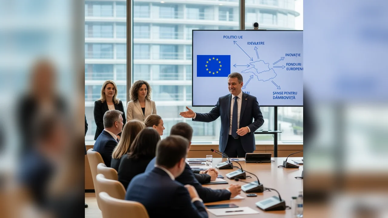Președintele Consiliului Județean Dâmbovița aduce oportunități concrete din politicile europene pentru regiune
