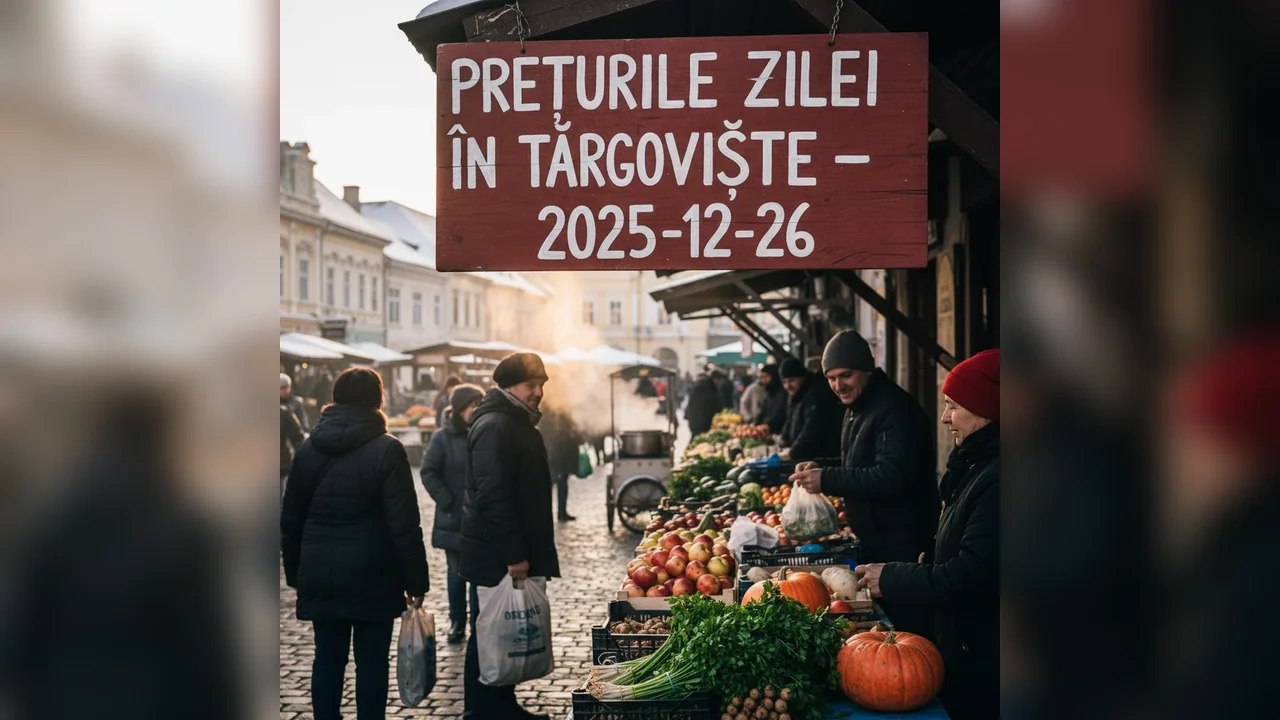 Prețurile zilei în Târgoviște – 2025-12-26