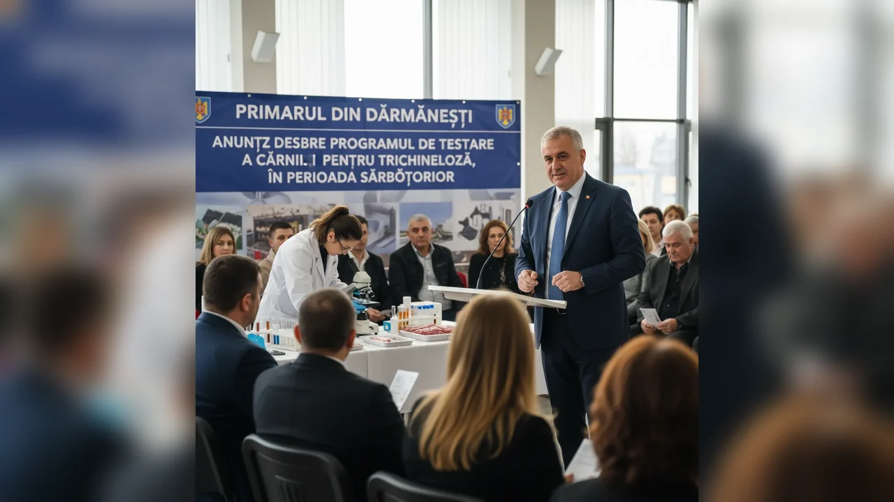 Primarul din Dărmănești anunță programul testării cărnii pentru trichineloză pe durata sărbătorilor