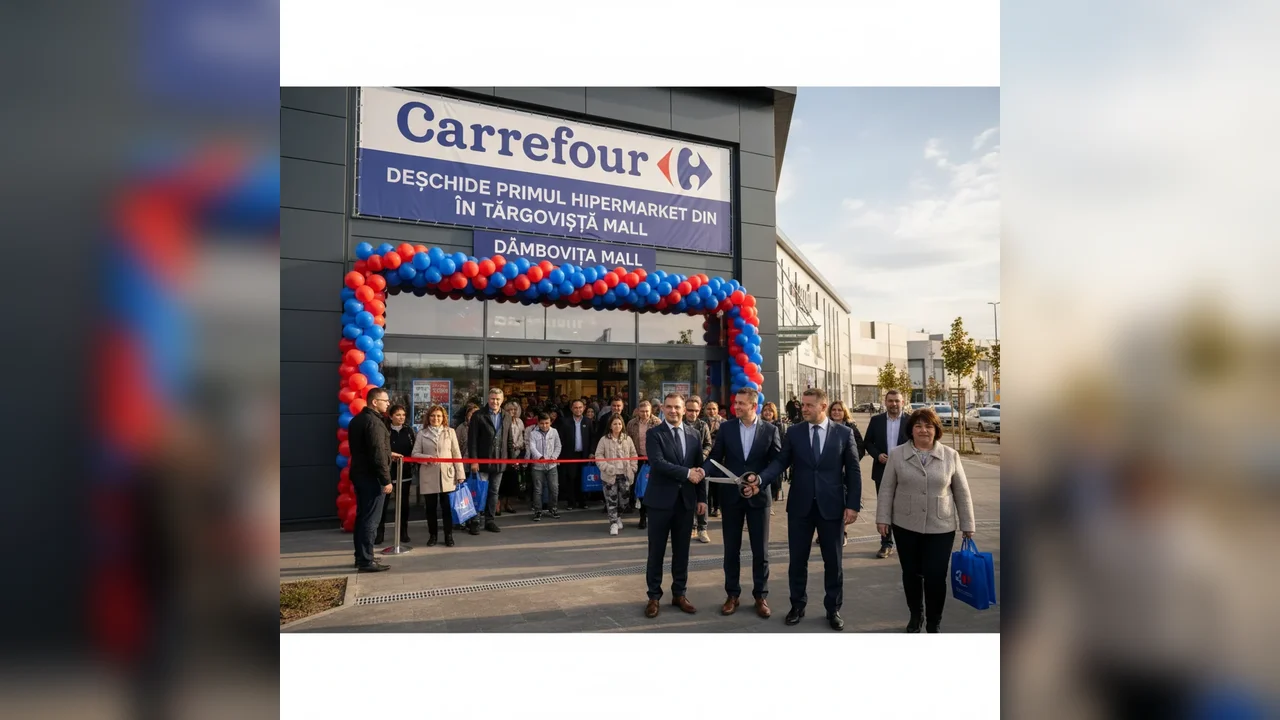 Primul hipermarket Carrefour din Târgoviște s-a deschis în Dâmbovița Mall