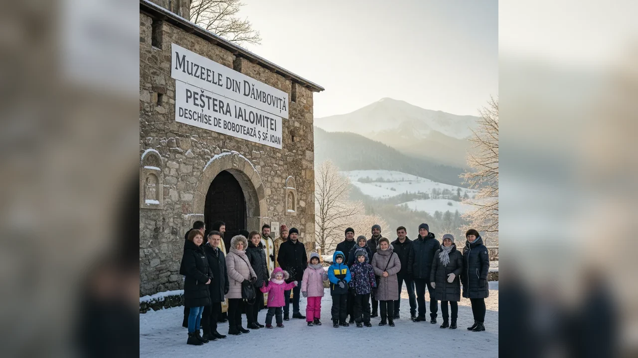 Program special de Bobotează la Târgoviște: muzeele din Dâmbovița și Peștera Ialomiței rămân deschise