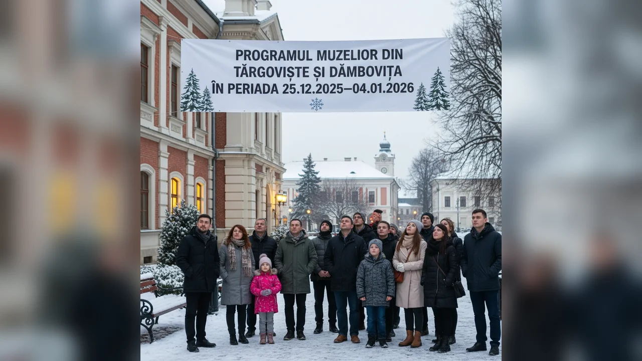 Program special de sărbători la muzeele din Târgoviște și Dâmbovița în intervalul 25.12.2025–04.01.2026