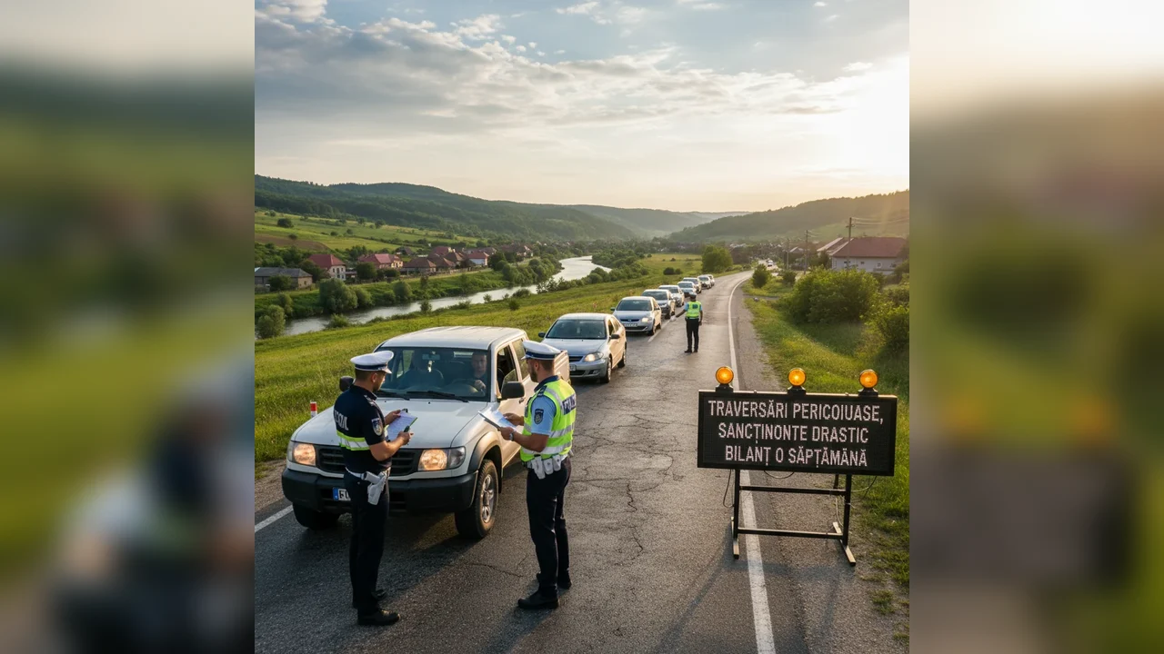 raportul controalelor rutiere din ultima săptămână