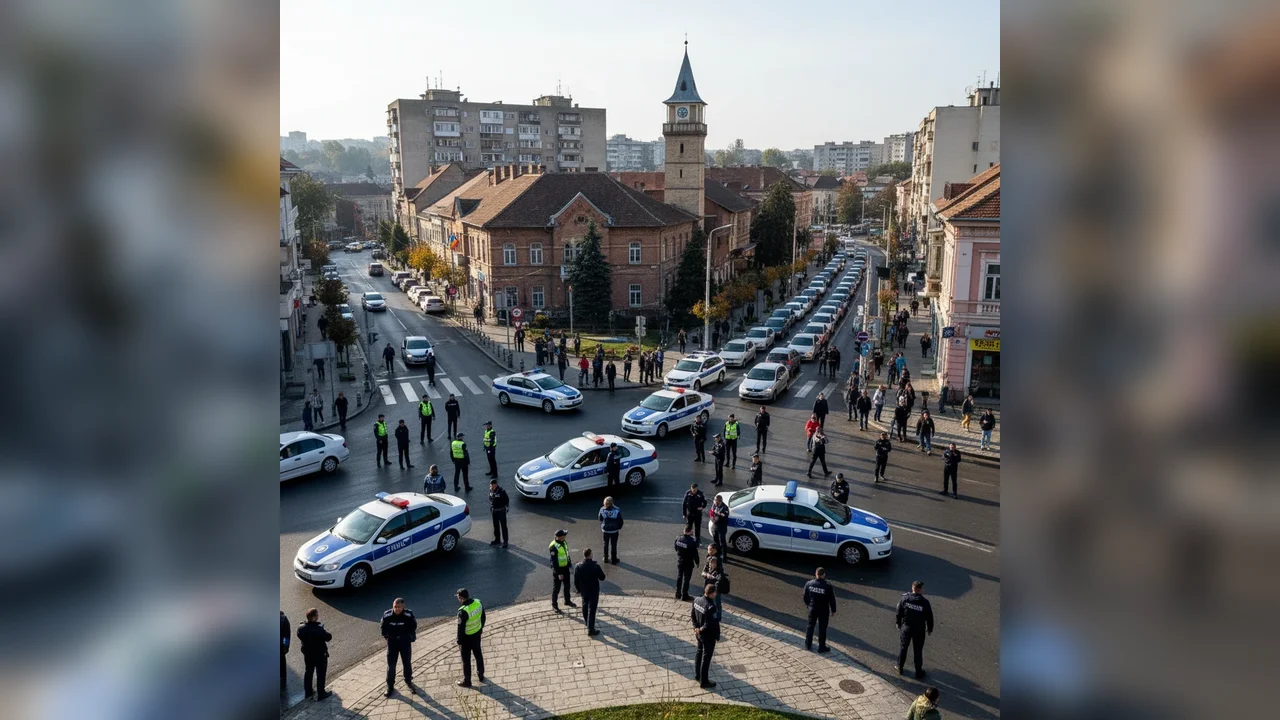 Razie extinsă a poliției la Târgoviște: peste 120 de sancțiuni aplicate în doar câteva ore