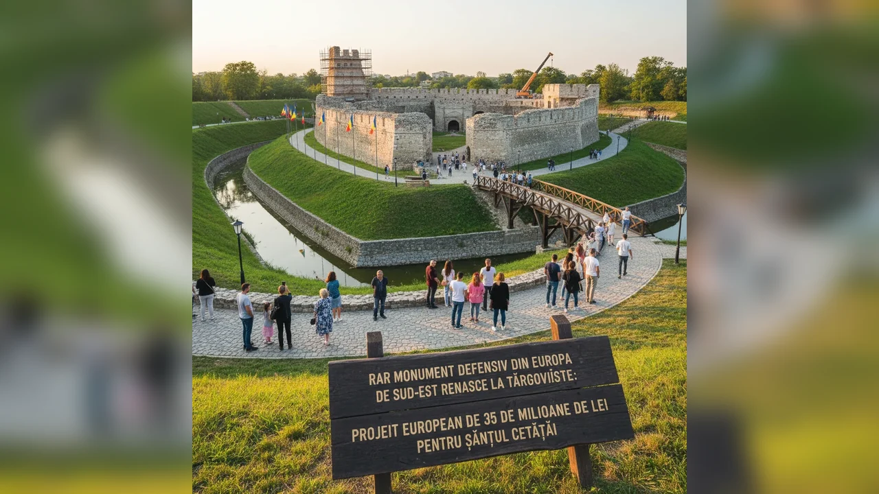 Reabilitare monument defensiv din Europa de Sud-Est la Târgoviște