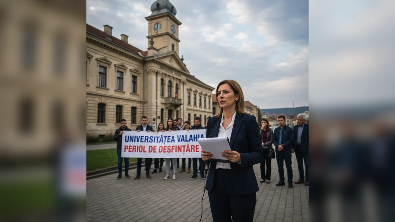 se pregătește închiderea Universității Valahia din Târgoviște?