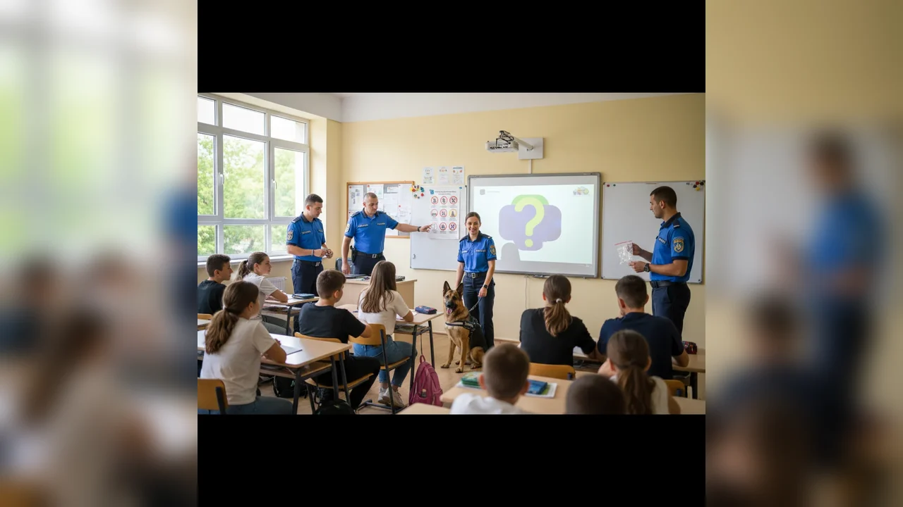 siguranță, antidrog și combaterea bullyingului, cu sprijinul câinelui Codi