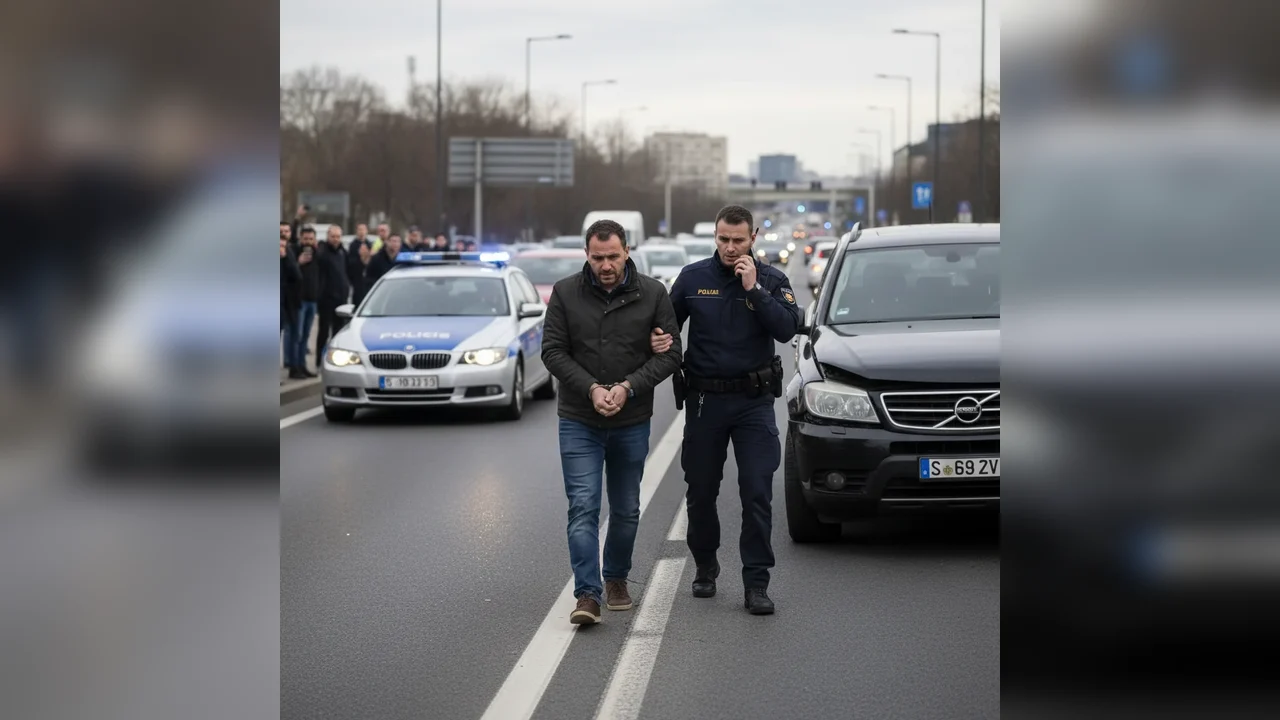 Șofer din Târgoviște reținut 24 de ore după un incident de șicanare în trafic